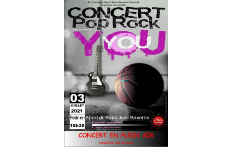 CONCERT YOU 2021 : Samedi 3 Juillet 18h30